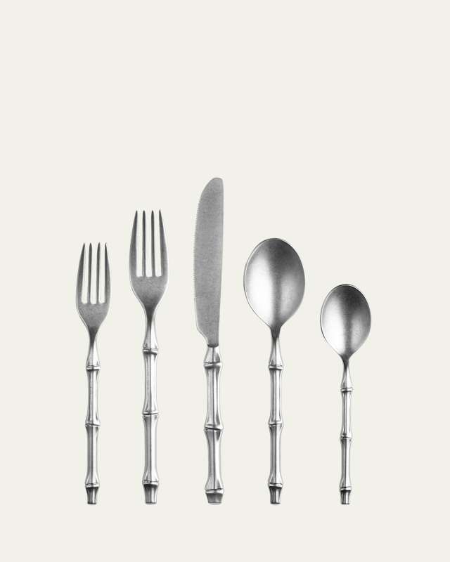 Bali Pewter 5-Piece Flatware Place Setting